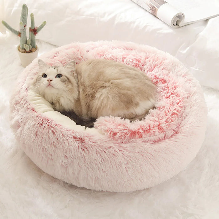 WagWise Round Self-Warming Pet Bed