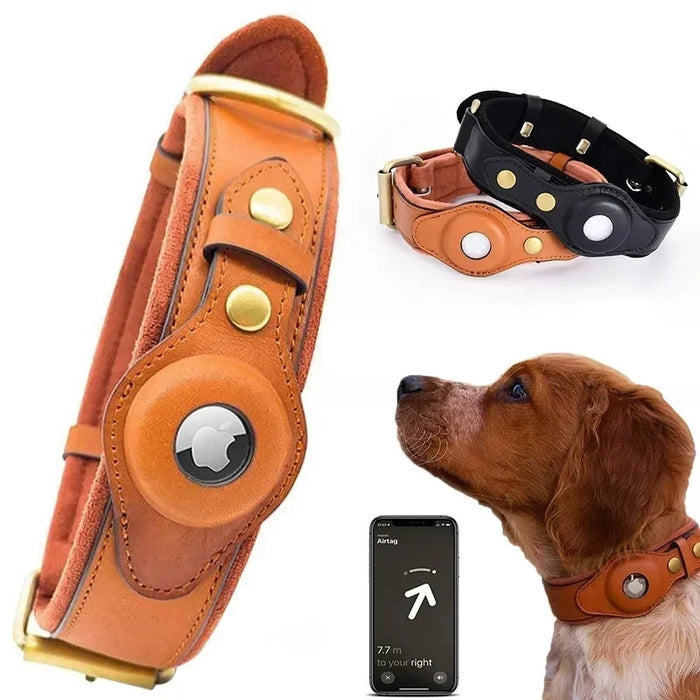 WagWise Pet Collar With AirTag Tracker
